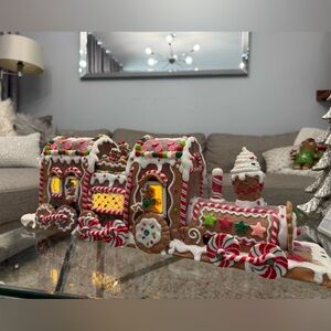 Gingerbread Clay Train